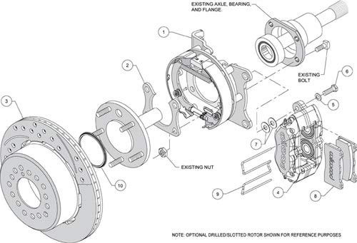 P/S DP-DB Brake Kit, Drilled Park