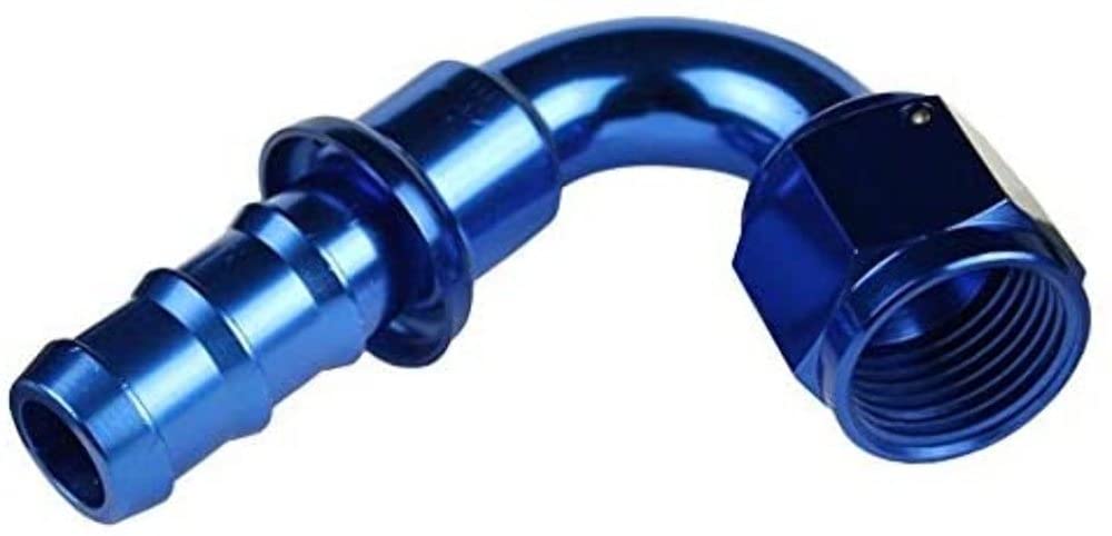 Hose End Push Lock Redhorse Performance 2120-12-1 (Blue), 1 Pack