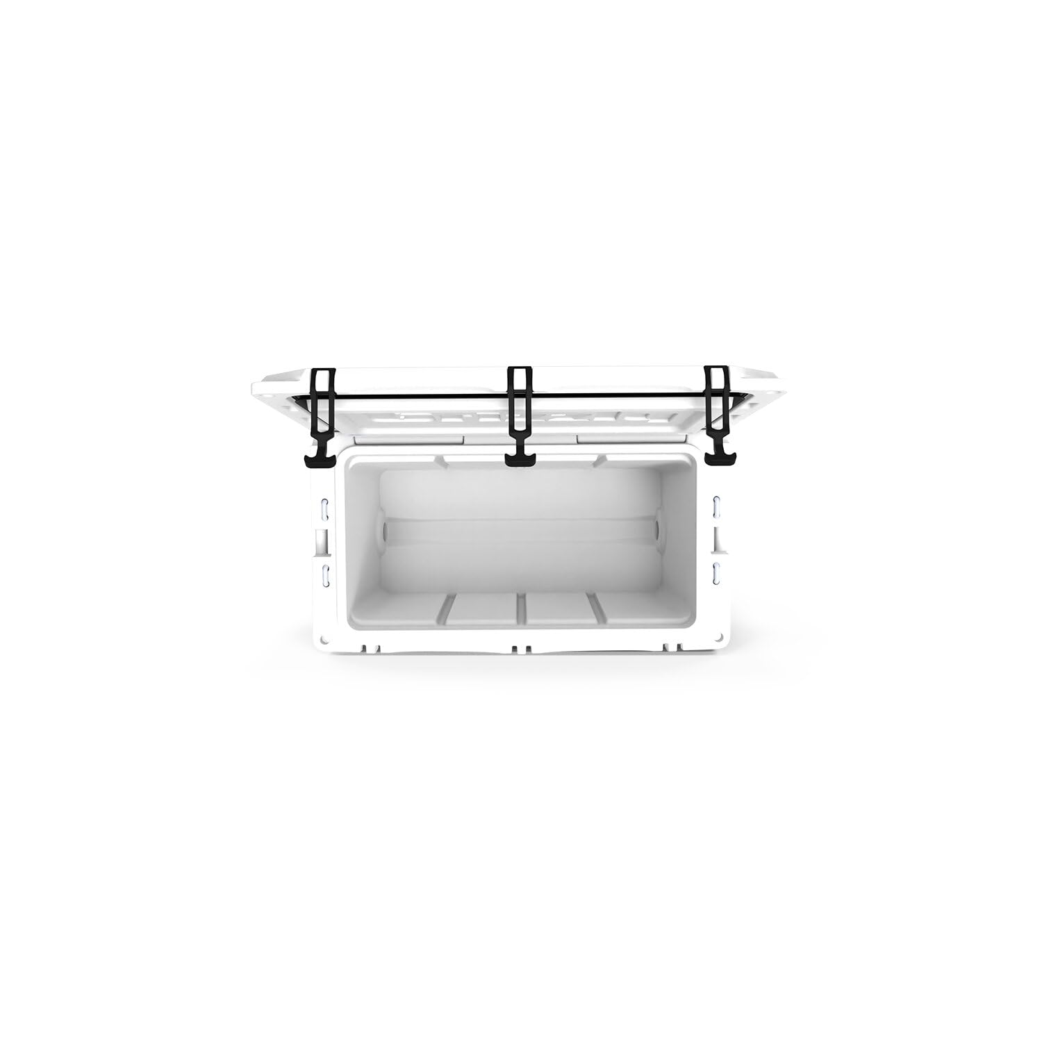 75 Cooler Grizzly | 75 qt Ice Chest Durable Rotomolded Insulated | Made in USA | Warranty for Life | For Beach Boat Camping Fishing Hunting | G75 | White