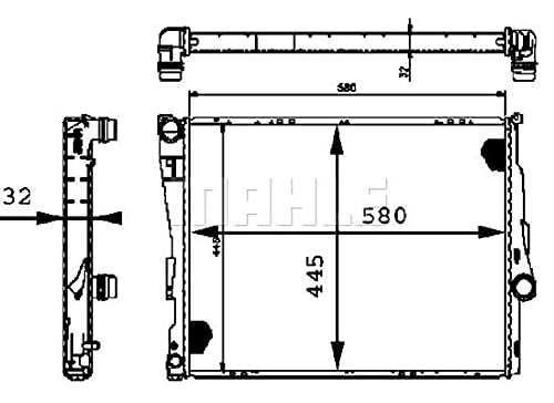 Radiator BEHR CR 458 000P