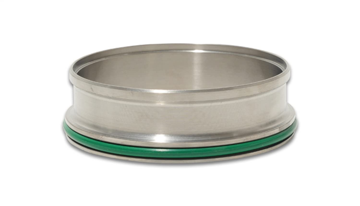 12585 Vibrant Power Flanges, CP2 Titanium, Weld Ferrrules for Vibrant HD Clamp for 2.50 in. OD Tubing, includes PTFE O-Ring, each