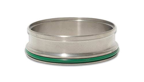12587 Vibrant Power Flanges, CP2 Titanium, Weld Ferrrules for Vibrant HD Clamp for 3.50 in. OD Tubing, includes PTFE O-Ring, each
