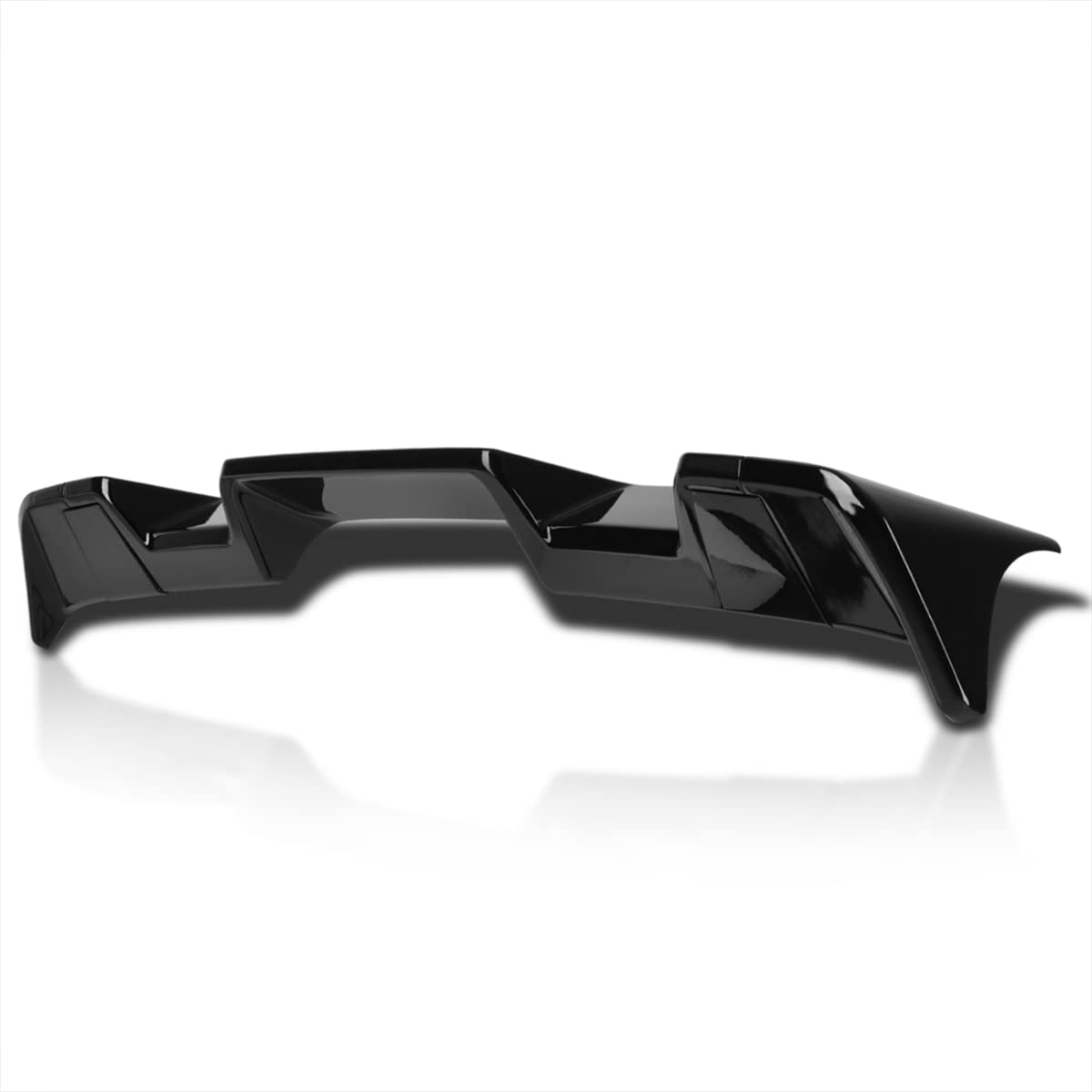 Glossy Black ABS Cab Roof Spoiler Spec-D Tuning for 2008-2014 GMC Sierra 2500HD and 3500HD Models