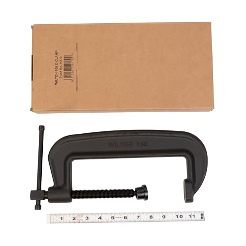 Brute Force Wilton C-Clamp, 7-3/4" Opening, 2-5/8" Throat, 12500 Lbs. Clamping Force (Model 108)