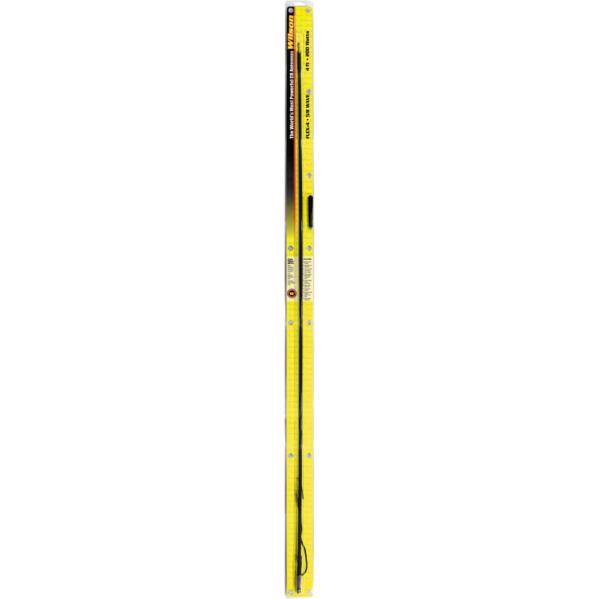 Silver Load Series Wilson 305-4FD 4 Foot CB Antenna Flex Whip