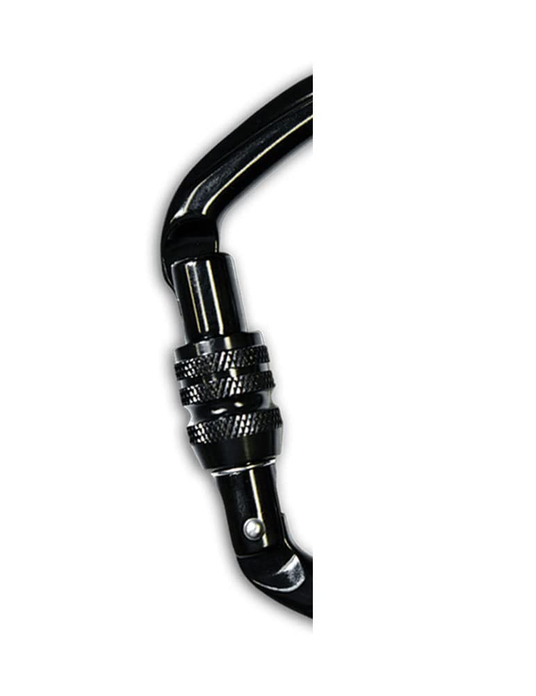 Heavy-Duty Muddy Safety Harness Easy to Use One-Hand Design Aluminum Carabiner for Tree Climbing & Hunting