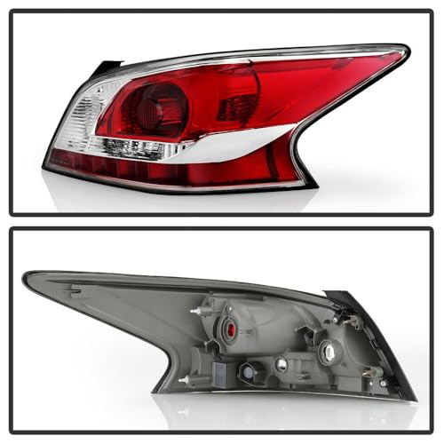 Nissan Altima 14-15 Spyder (OE) Passenger Side Tail Lights - Grey Rear Housing; Signal-3157A(Not Included) ; Reverse-921(Not Included) ; Brake-W21(Not Included) - OEM Right