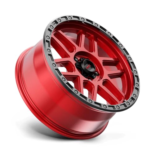 KMC Wheels 17X9 MESA 5X5.05.71 CANDY RED WITH BLACK LIP - KM54479050918