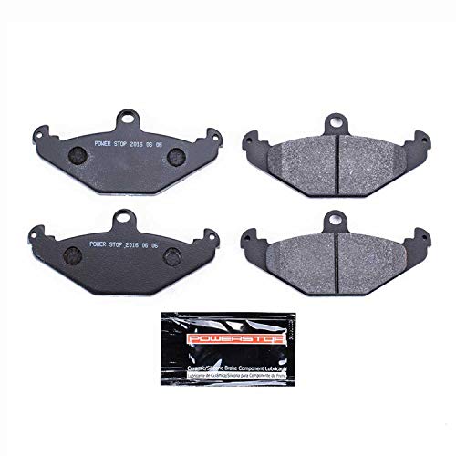 Power Stop Rear PSA-491 Track Day Carbon-Fiber Metallic Brake Pads For Dodge Monaco, Dodge Viper, Eagle Premier, Lotus Elise, Lotus Exige [Model Specific]
