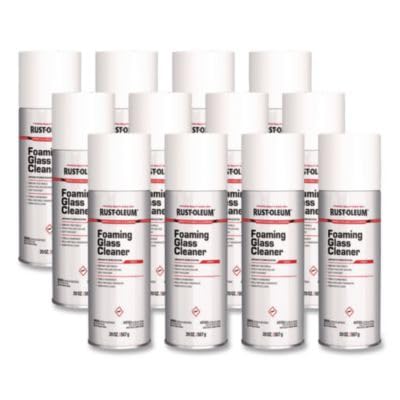 20 oz Professional Foaming Glass Cleaner Aerosol, Spray 12/Carton