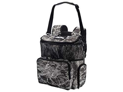 Elements Cooler AO Coolers, 18 Pack, Manta, Grey Camo, Backpack