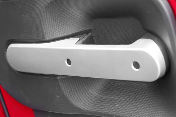 Door Handle Trim, Rear, Silver | Rugged Ridge | 11151.17 | Fits 2007-2010 Jeep Wrangler JK