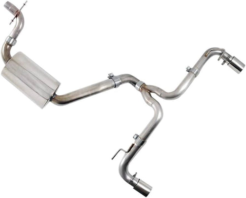 Mk6 GTI AWE Tuning Performance Catback - Diamond Black Round Tips - 3015-33038