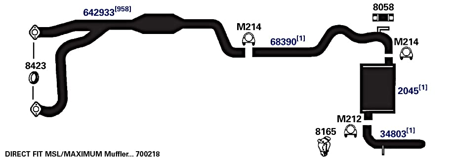 Exhaust AP Products Muffler 2045