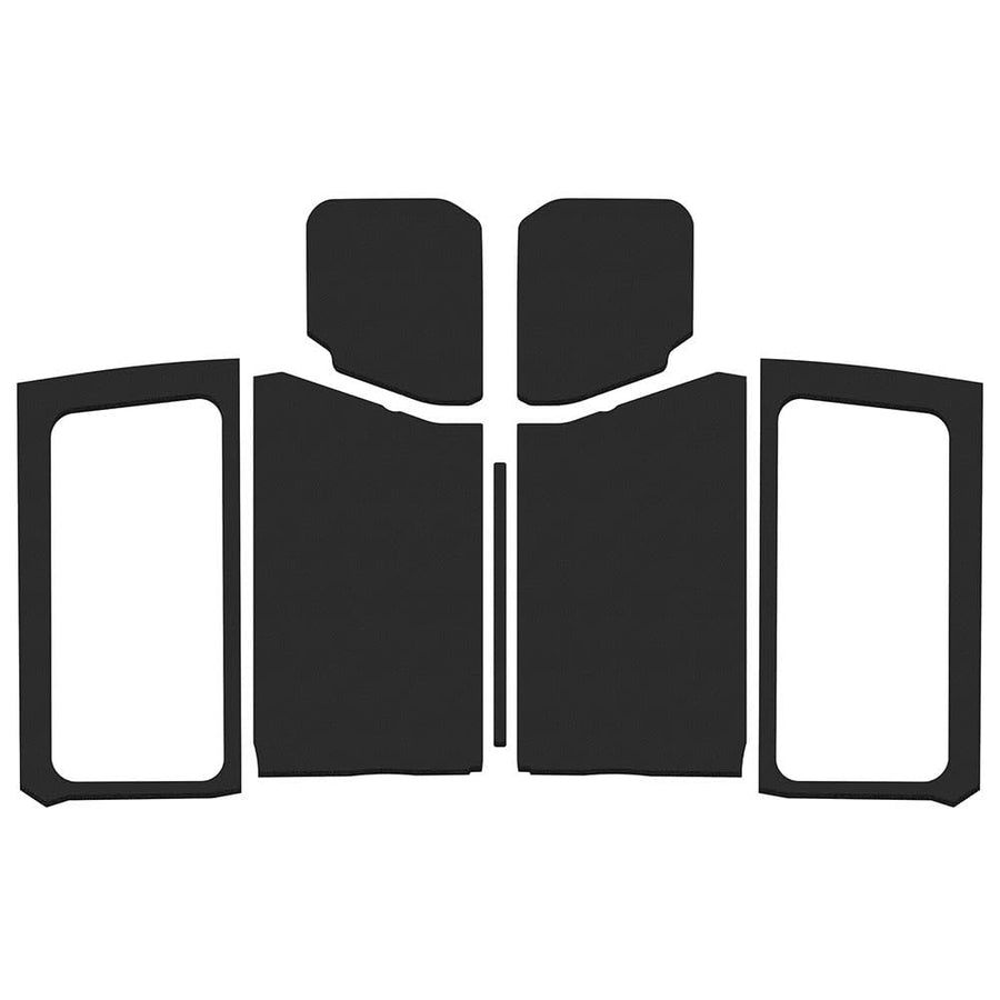 Black Leather Look Design Engineering 50283 Boom Mat Sound Deadening Kit Compatible with 2-Door Jeep Wrangler JL (2018-up)