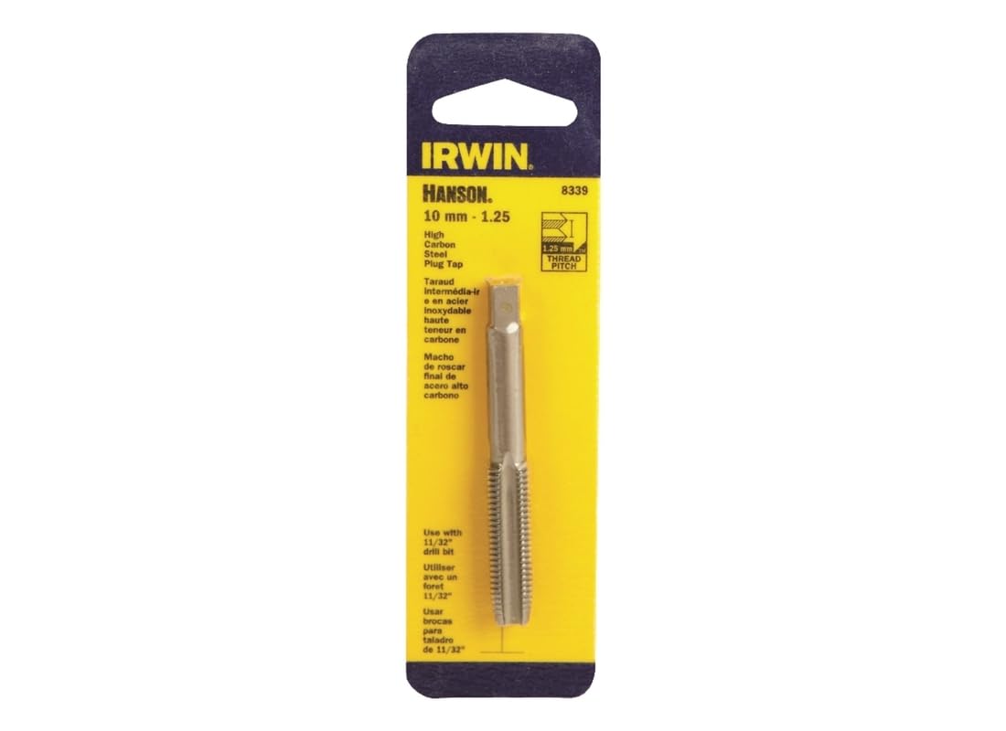 Metric Plug Tap High Carbon Steel Machine Screw Thread 10mm -1.25