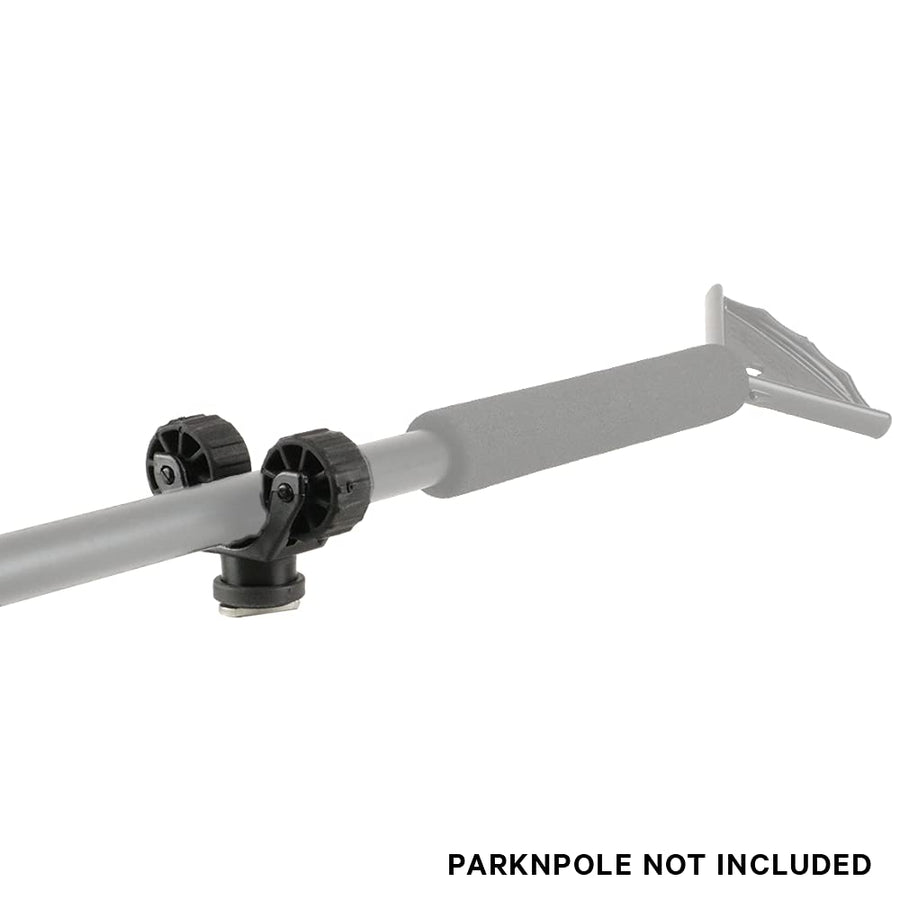 YakAttack RotoGrip ParkNPole Holder | Stakeout Pole Holder | Track Mount Kayak Accessories | 2.4" Low Profile | Made in USA | Compatible with GearTrac, MightyMount & More | Kayak Rail Accessory