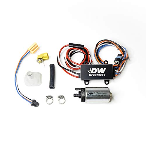 440lph Deatschwerks in-tank brushless fuel pump w/ 9-0905 install kit + C103 Controller (9-441-C103-0905)