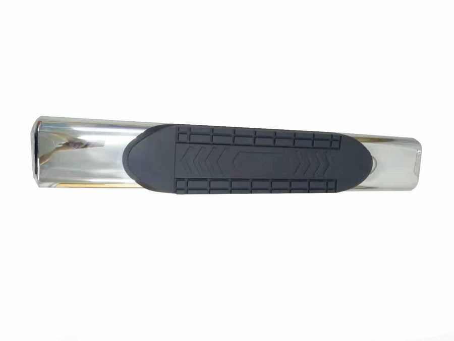 TrailFX 6 Inch Point of Purchase Display Sample Oval Polished Stainless Steel and Black Side Bars G5005