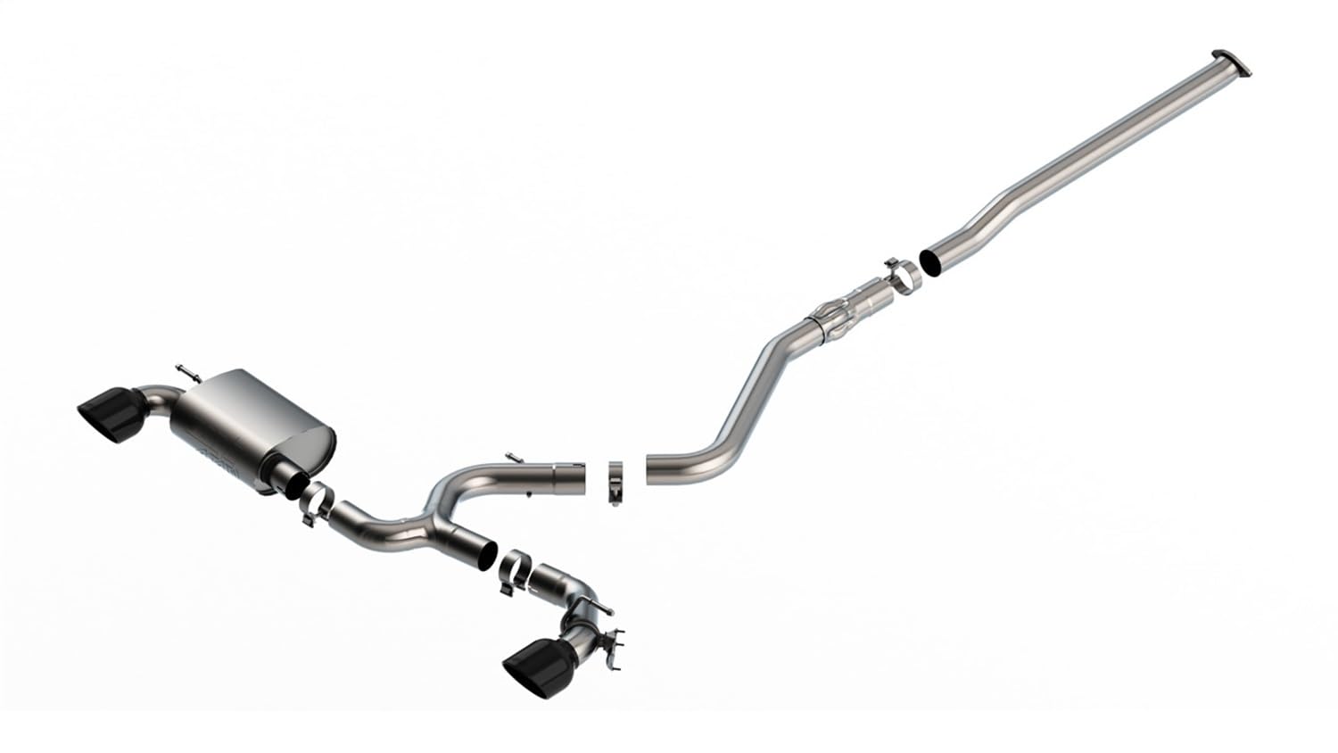 Borla ATAK™ 304 SS Cat-Back Exhaust System with Split Rear Exit 140926BC