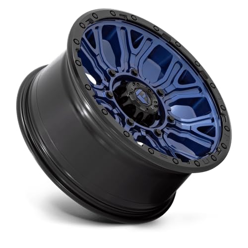 D827 TRACTION FUEL OFF-ROAD 20X9, 6X5.5, 5.04, 1mm DARK BLUE WITH BLACK RING - D82720908450