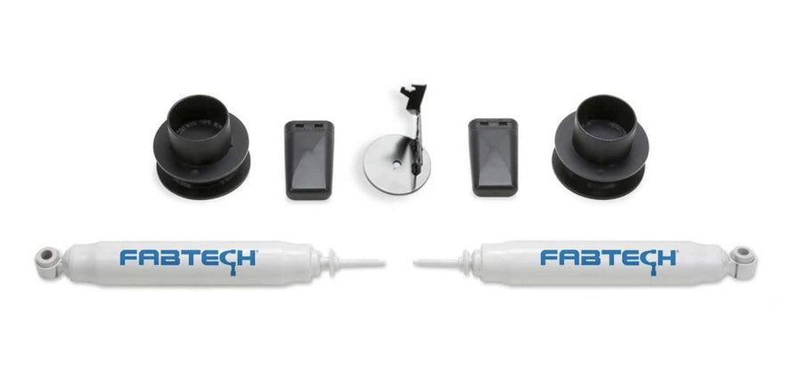 Suspension Lift Kit Fabtech Coil Spacer Kit with Performance Shocks For Ram 2500