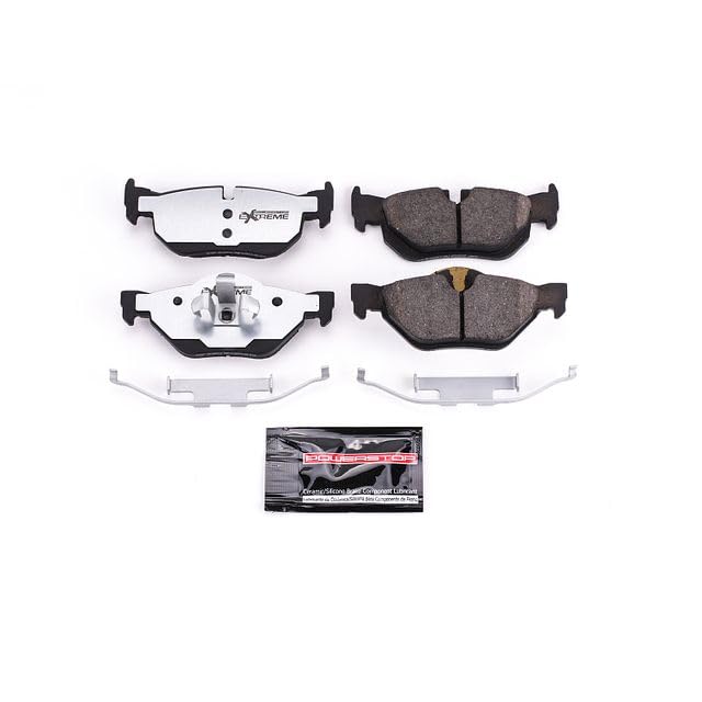 Power Stop Z26 Rear Z26-1267 Carbon-Fiber Ceramic Brake Pads For BMW 128i, BMW 323i, BMW 3, BMW 328i, BMW 328i xDrive, BMW 328xi, BMW X1 [Model Specific]