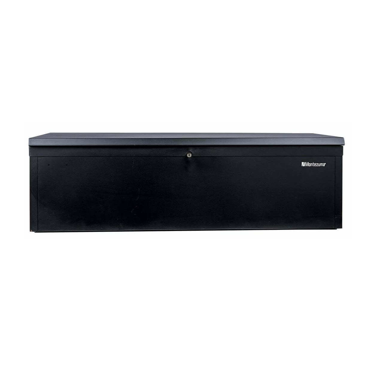 42" Montezuma Steel Portable and Lockable Tool Storage Utility Box with Handles, Black