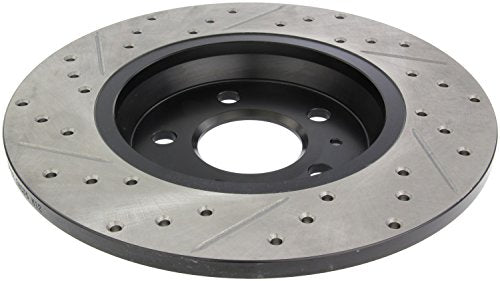 Sport Drilled/Slotted Brake Rotor StopTech 127.33127L (Rear Left), 1 Pack