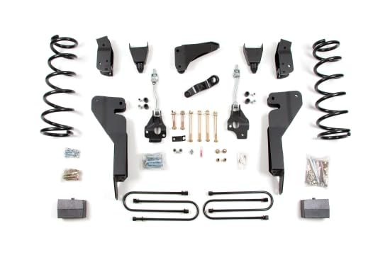 2003-2007 Dodge Ram 2500/3500 4WD Diesel. Zone Offroad ZOND27N | 6 inch Full Coil Spring Suspension Lift Kit (Front & Rear) 4" Rear Axle | Nitro Shocks