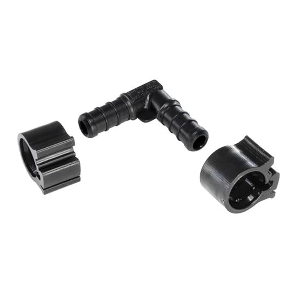 30815 PEXLOCK Elbow 3/8", Black