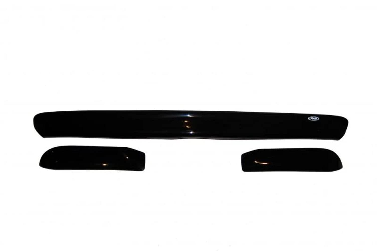 Bugflector Deluxe Auto Ventshade [AVS] | Fits 2008 - 2011 Dodge Dakota | High Profile Bug Deflector - 3 pcs., Dark Smoke | 45057