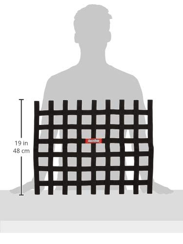 Window Net RaceQuip® 721005RQP - 1 in Webbing - 18 x 24 in Rectangle - Black