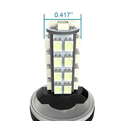 2Pc Spec-D Tuning Xenon Ultra White 36-SMD LED 880 Light Bulbs 899 Pg13 Pgj13