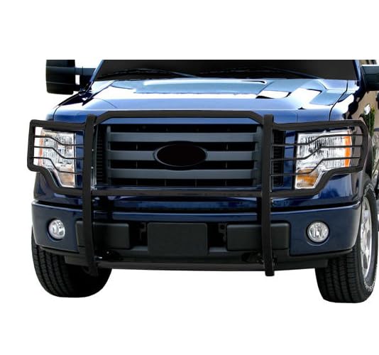 Bumper Guard Black Horse Grille brush Modular Black Compatible with 2009-2014 Ford F-150-17FP30MA