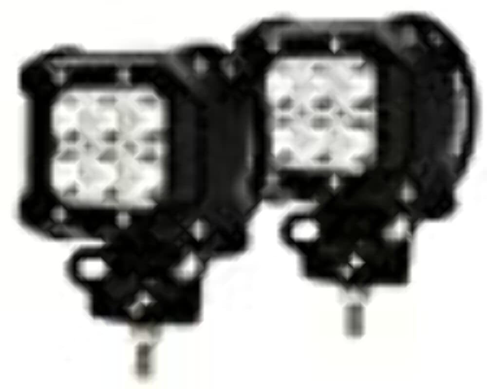 Race Sport Lighting 18W RS6L18WPR Street Series 6-LED Bottom Mount LED Spot Lights (Pair)