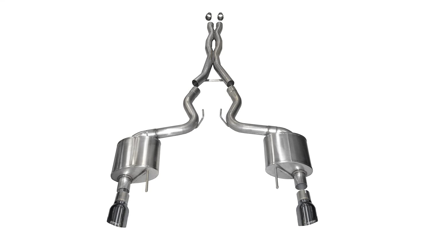 2015-2017 Ford Mustang Gt Cat Back Dual Rear Exit 3.0" Exhaust System with 4.5" Tips (14328) Extreme Sound Level