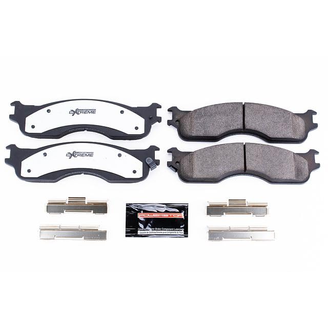 Z36-1054 Power Stop Z36 Truck & Tow Front Carbon-Fiber Ceramic Brake Pads For Dodge Ram 1500 2004 [Model Specific]