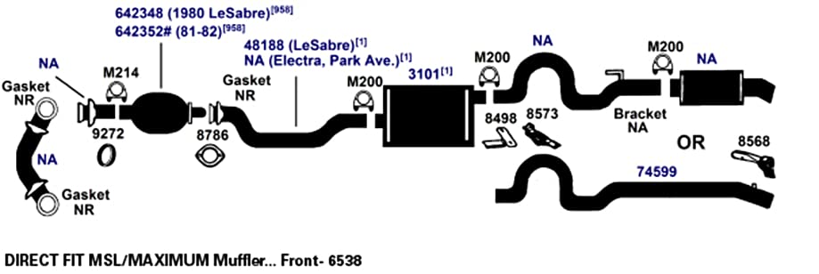 Exhaust Tail Pipe AP Exhaust Products 74599