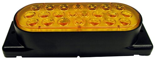 Piranha Oval LED Auxiliary Strobe Light Peterson Manufacturing 423HSA-1