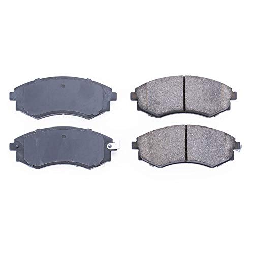 Power Stop Z16 16-449 Front Ceramic Brake Pads For Elantra, Elantra, Sonata, Tiburon, Magentis, Optima, 240SX, Axx, Sentra, Stanza [Model Specific]