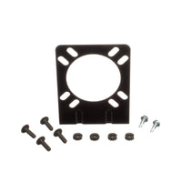 Pollak Coated 10-111V Mounting Bracket for 7-Blade RV & 6- Pole Round Sockets