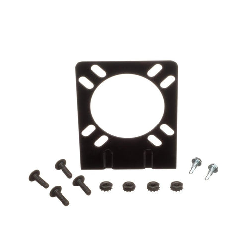 Pollak Coated 10-111V Mounting Bracket for 7-Blade RV & 6- Pole Round Sockets