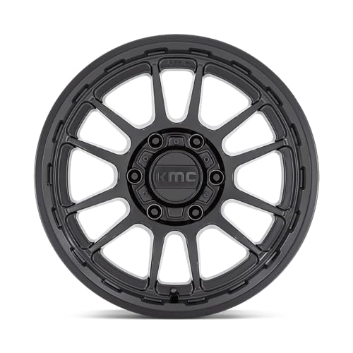 KMC 17x8.5 KM727 Wrath +0mm 5x5" Satin Black Wheel Rim 17" Inch KM727MX17855000
