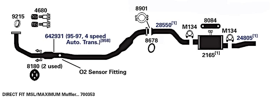 Exhaust AP Products Muffler 2165