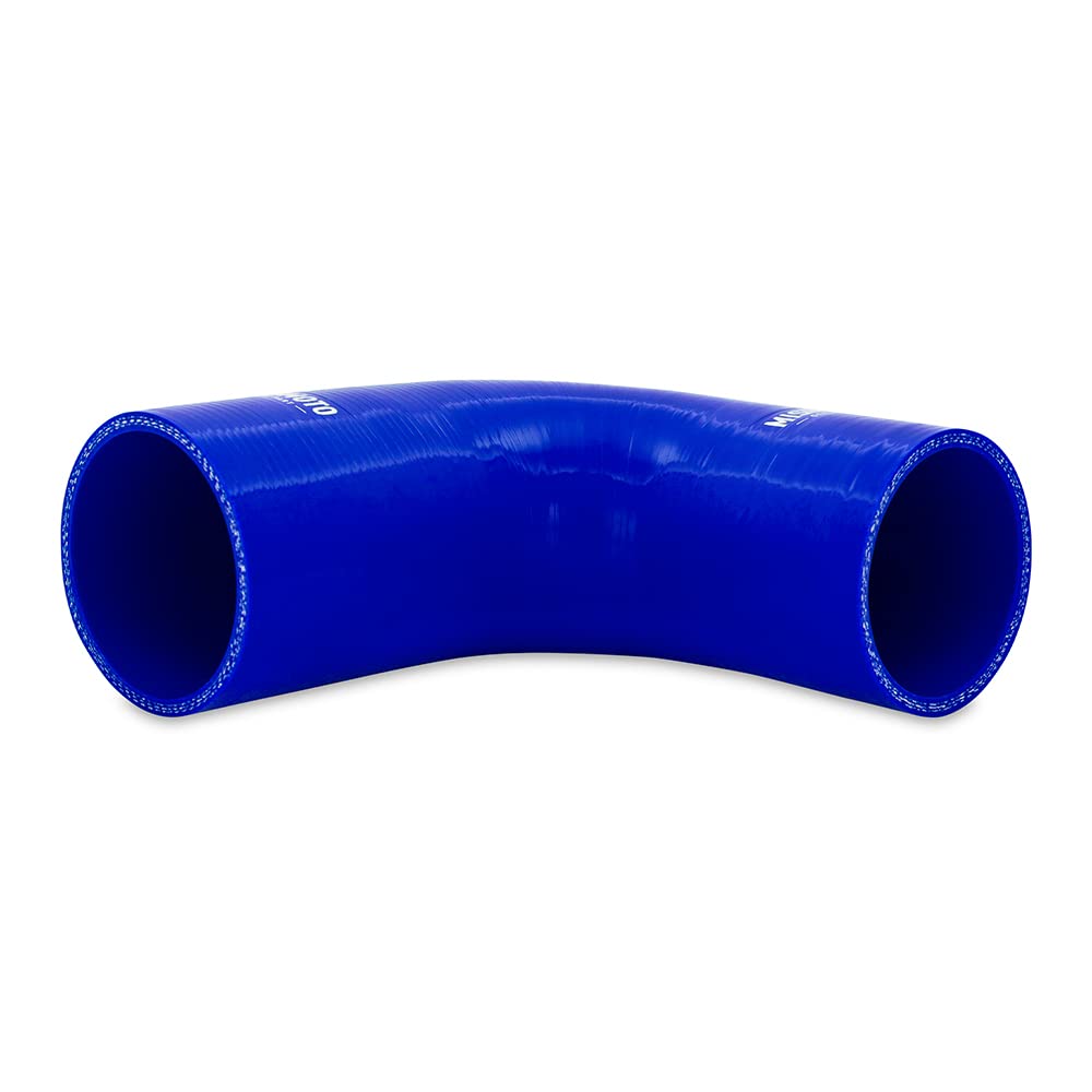 Mishimoto 90-Degree MMCP-R90-30325BL Silicone Transition Coupler, 3.00" to 3.25", Blue