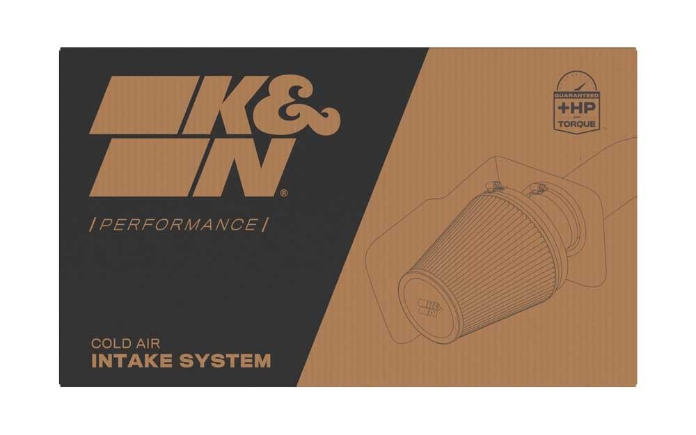 Cold Air Intake System K&N: High-Flow Air Filter, Increase Performance & Towing: Compatible with 2011-2014 Chevrolet/GMC: Silverado 2500 & 3500, Sierra 2500 & 3500, 77-3077KP