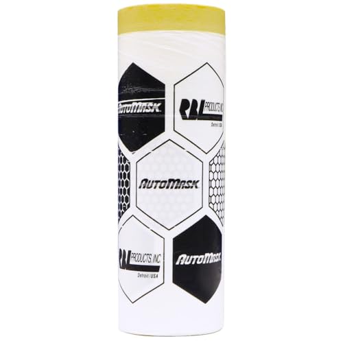 AutoMask RBL Products Refill Roll 43" x 115' – Paint Masking Film for Automotive Painting – Solvent-Resistant, Lint-Free, Heat-Resistant, Waterproof