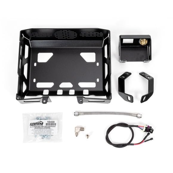 ARB Twin Compressor GRIMM OFFROAD Under Seat Mounting Bracket Kit for Jeep Wrangler JL/JLU & Gladiator JT, GOR10163