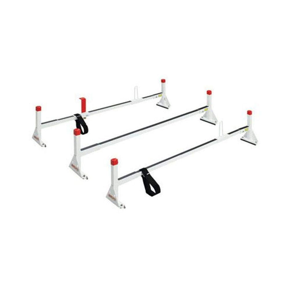 Weather Guard 2163 Full-Size Steel All-Purpose Van Rack, 3 Cross Member,black